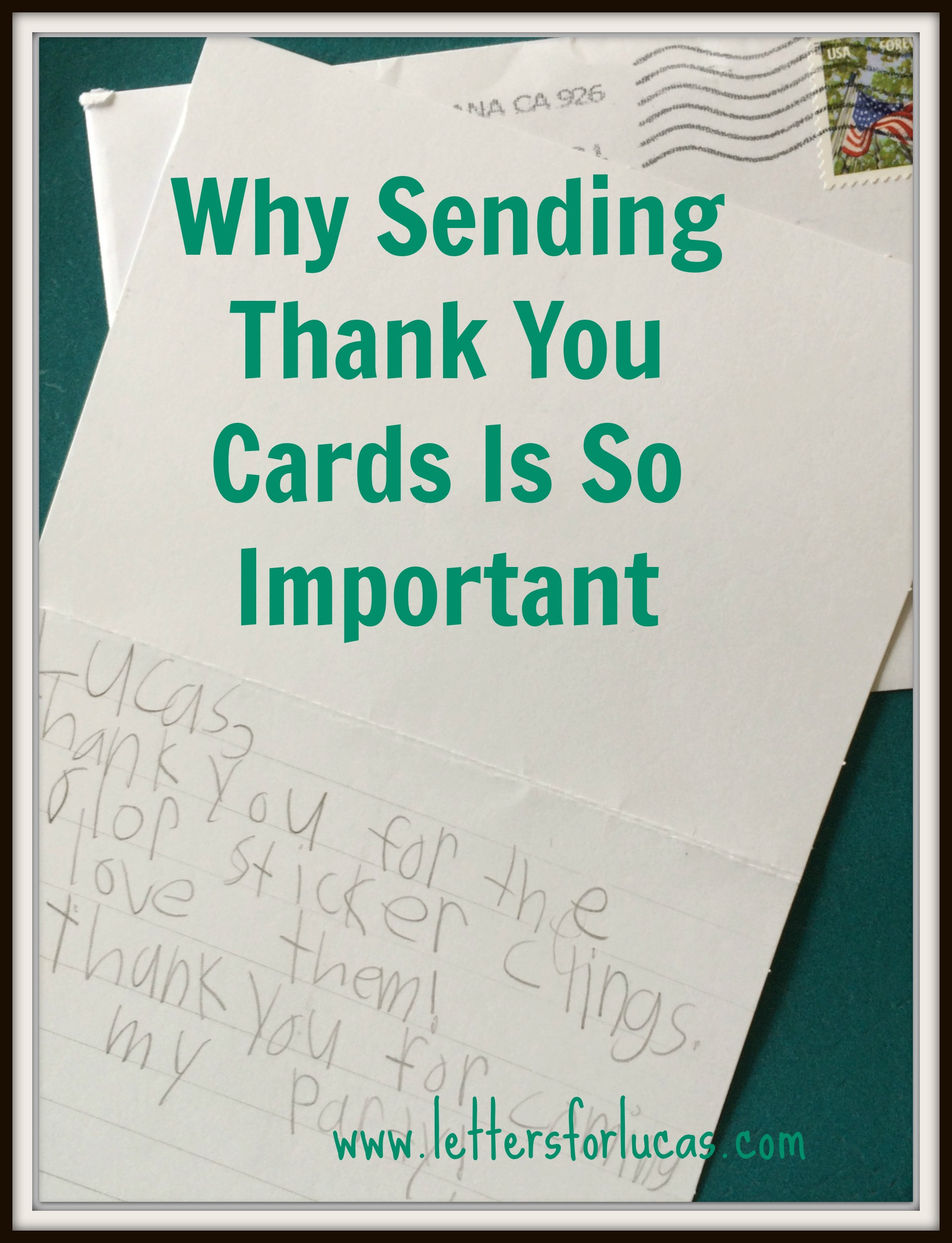 Why Sending Thank You Cards Is So Important